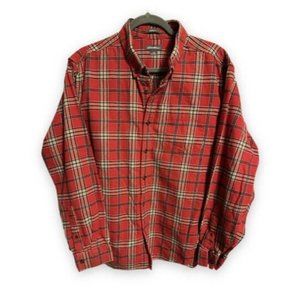 Eddie Bauer Heritage Plaid Shirt Collared Buttonup Classic Y2k Look XL Vintage